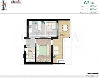 zoom immagine (Appartamento 55 mq, 1 camera, zona Birti)