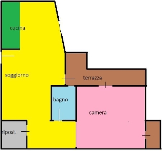 zoom immagine (Appartamento 50 mq, 1 camera, zona Campi Bisenzio - Centro)